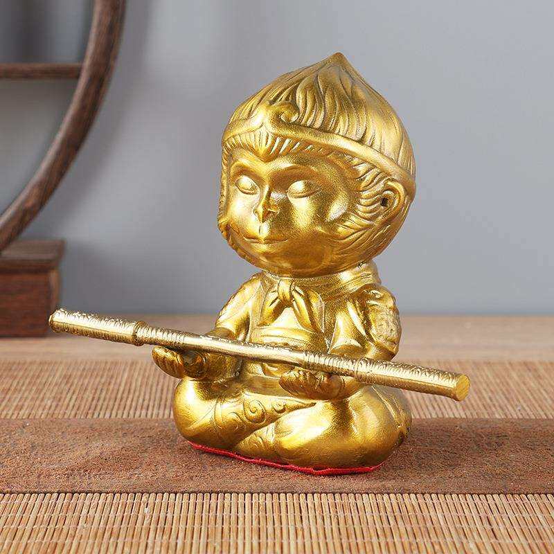 铜孙悟空摆件小款齐天大圣悟空摆件战斗圣佛小悟空吾心向佛小悟空