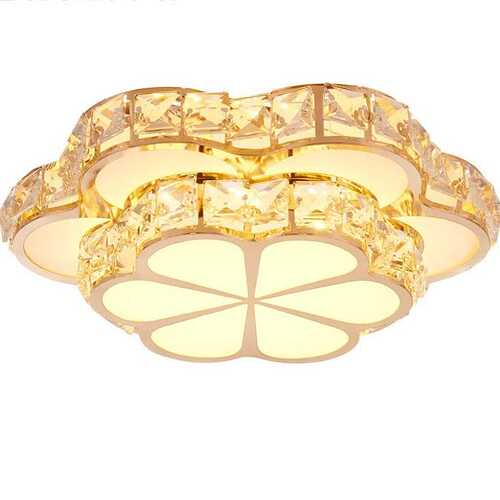 北欧水晶过道灯入户玄关走廊美式吸顶灯现代简约楼梯间110V灯