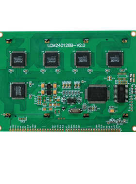 LCD240128液晶屏蓝膜图形点阵液晶显示屏控制器T6963 可选3.3/5V