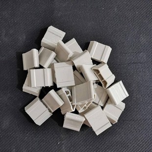 角线卡固定竹木pvc踢脚线线卡扣扣地脚卡子纤维木地板贴配件塑料