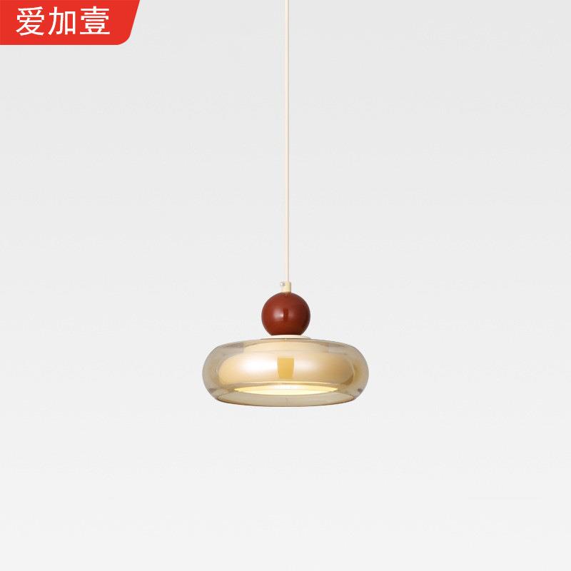 爱加壹法式奶油风卧室床头中古风餐厅吧台张总走廊过道复古小吊灯