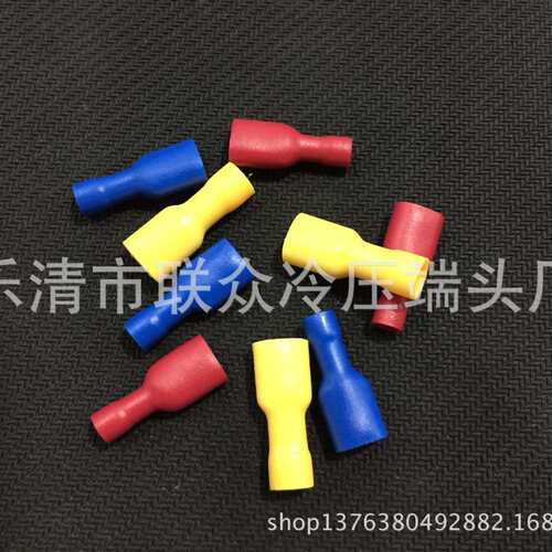冷压端子FFD2-SAS2汽50全绝缘插簧车专用线鼻子D冷压接线端子接