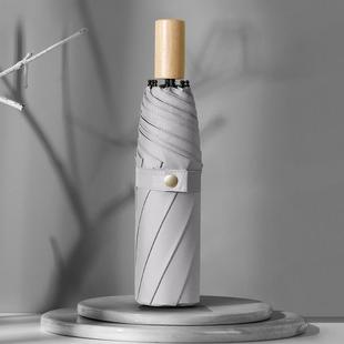 正品 日系雨伞s女三折叠两伞森系韩复古简约晴雨用防晒防紫外国线