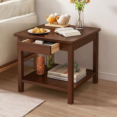 沙发边桌茶几客厅角落小边几简约家用迷你侧边小方桌中式小台子