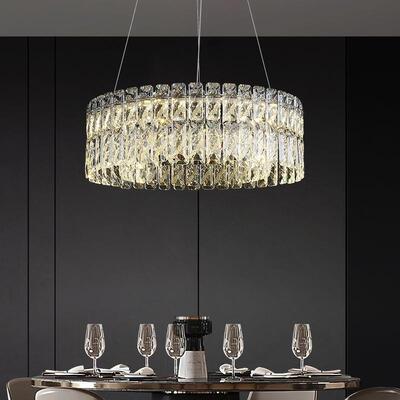 意式奢HXP吊灯主灯高端时尚灯法式气水轻晶灯客厅现代简约大卧室