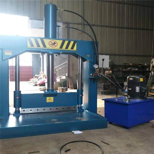 塑料大蓝桶液压切料机 整捆农膜油压切割机 大棚膜液压铡断机 - 封面