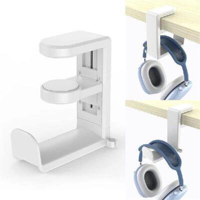 Multi-function Adjustable Desk Edge Hook Portable Headphone