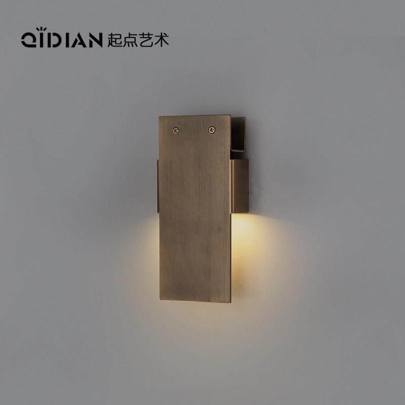 韩国studiounravel不锈钢壁灯 走廊洗手台户外极简工业风装饰灯具