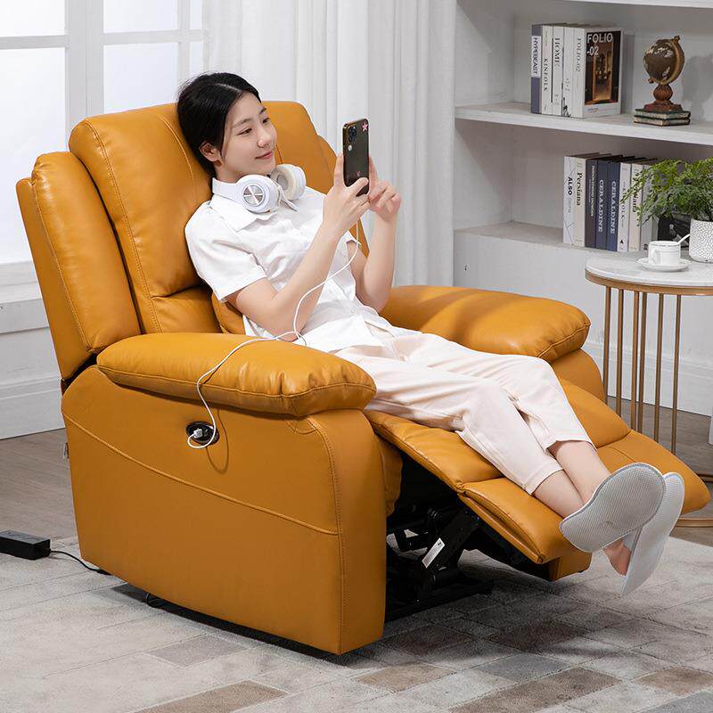 头等太空舱单人电动沙发按摩多功能可躺睡懒人摇转美甲椅客厅卧室