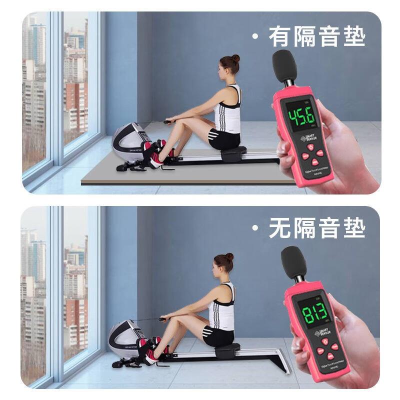 划船机垫跑步机椭圆机通用垫子隔音减震地垫防滑垫家用楼层
