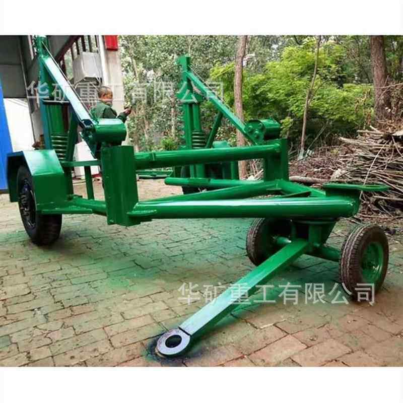 供应电缆集线盘拖车坚固耐用架线线盘运输车TD8T电缆集线盘拖车