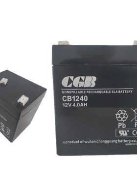 CGB长光蓄电池12V4AH免维护铅酸蓄电池CB1240电梯ups电池