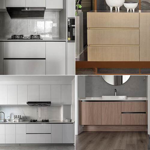 新淦柜免拉手u橱槽嵌入上柜 中式CL型材衣隐形下柜门柜把手型隐形