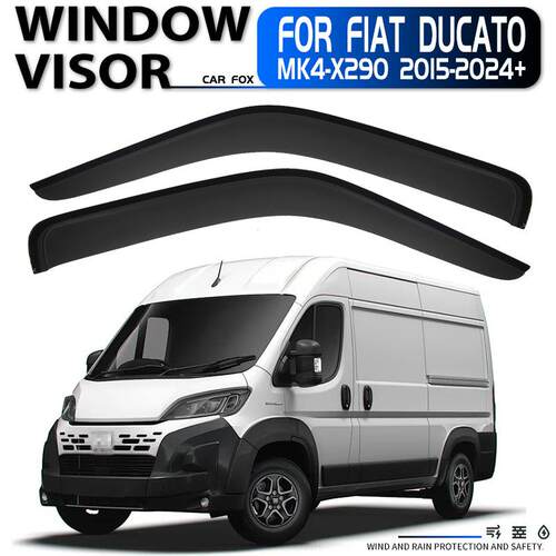 适用于菲亚特Fiat Ducato Window visor晴雨挡雨遮阳扰流板