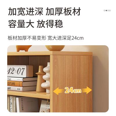 简约IIZ落地书架家组用客厅书柜柜学生室卧收纳柜合格子柜简易储