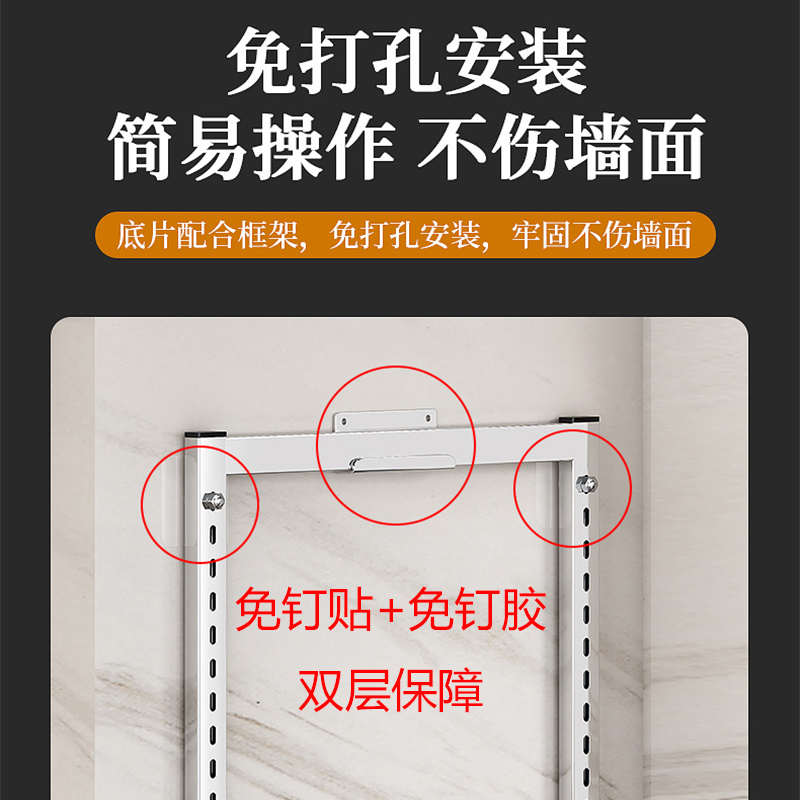 厨房不锈钢碗碟架壁挂式置物架免打孔碗柜放筷子碗盘子沥水收纳架