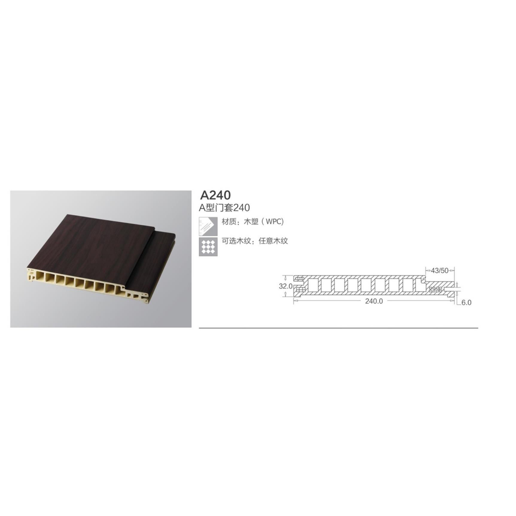 A2V40新款免漆框木门室内门PC条塑料门绿线色环保231装饰线条