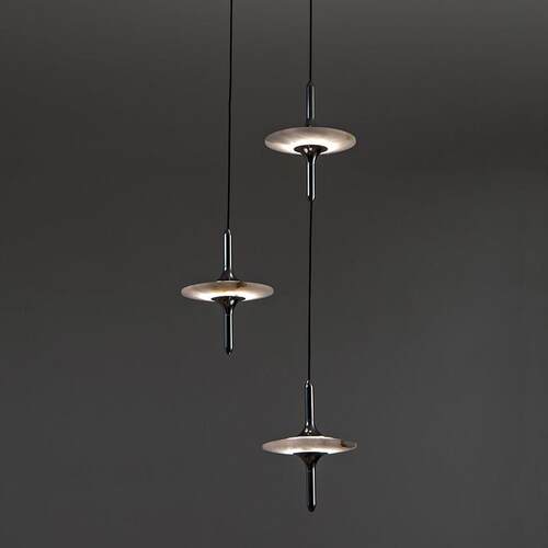 云石别墅挑空旋转楼梯灯现代简约高级感loft客厅饭厅卧室床头吊灯