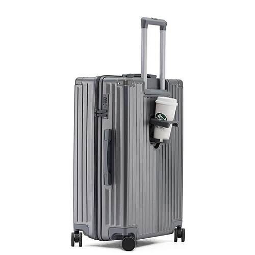 正品主动派行李箱登机20行寸旅铝拉杆箱55分海关锁高颜值向万轮静