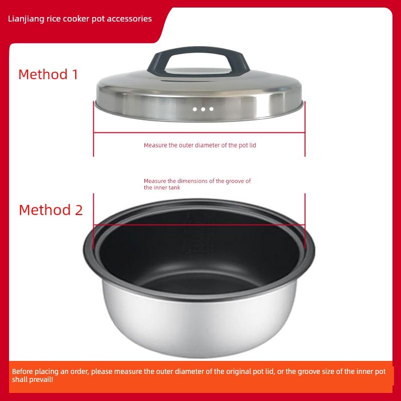电饭810L13L升L超大容量钢盖三角煲牌半球OLB钢鼓型锅盖通用不锈