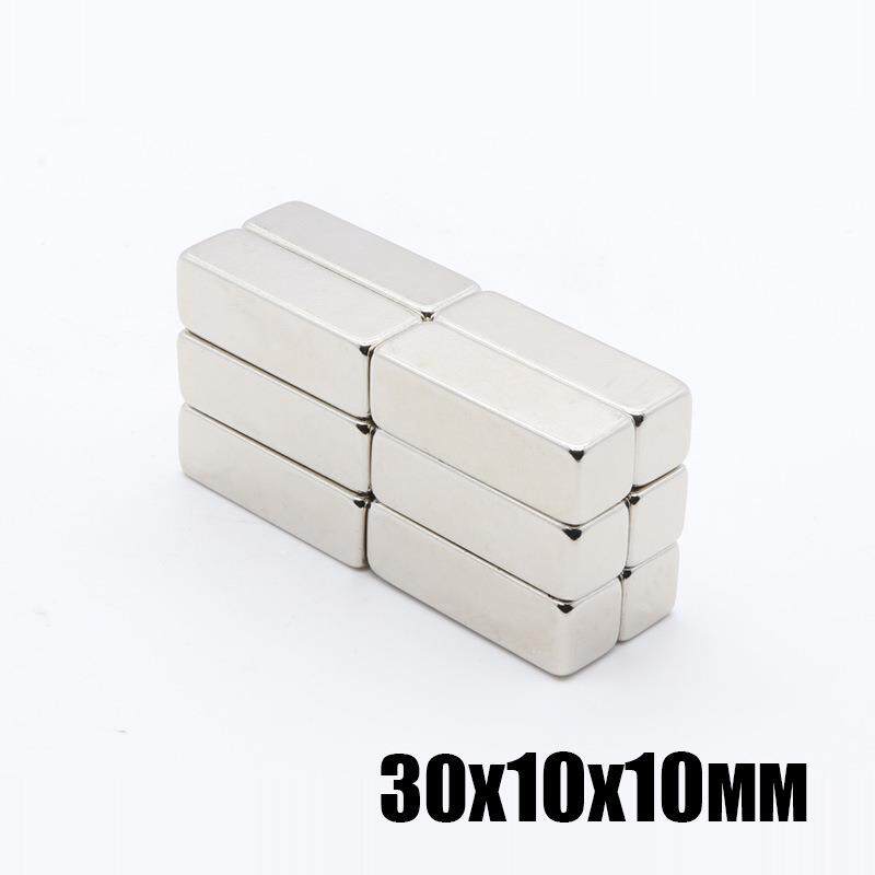 30*10*10高性能方形钕铁硼强磁汽车遮阳帘磁铁麻将机吸铁石30x10x