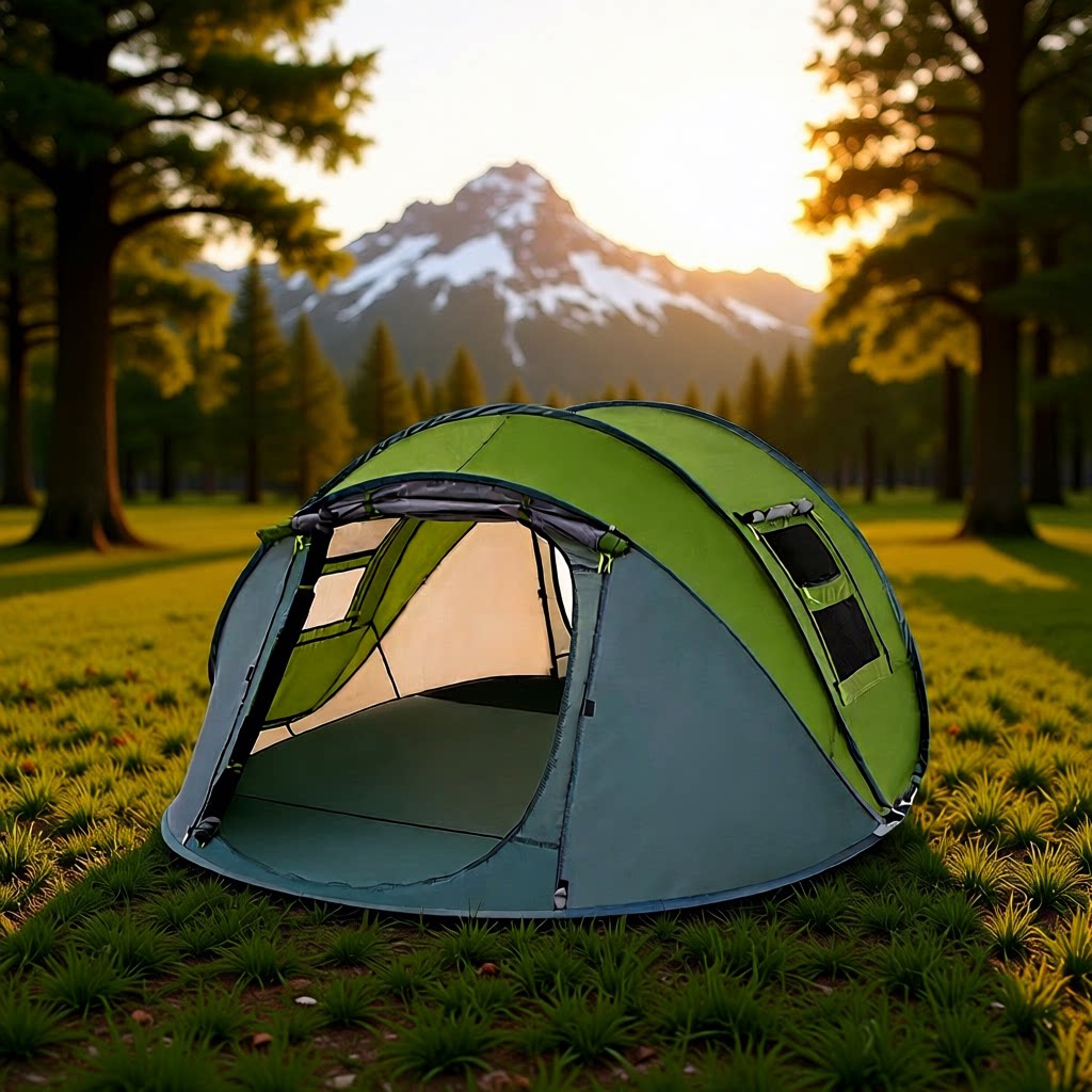 可折叠羚羊四季搭建帐篷登山帐篷