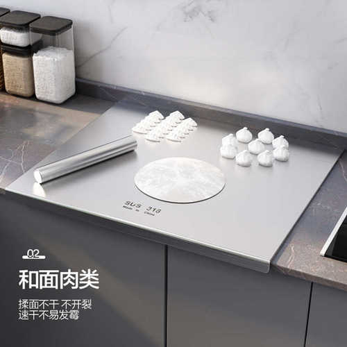 316不锈钢菜板和面板切菜板揉面烘焙不粘案板砧板家用擀面板批发