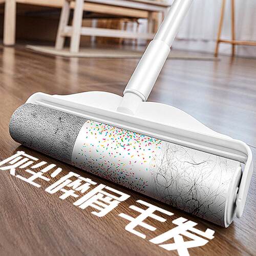 Large Sticky Roller with Long Handle for Removing Hair and D