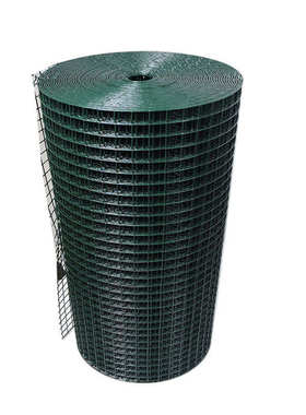 2号1pvc16ga围栏涂层孔铁丝网英寸丝网寸 花园网焊接25黑色