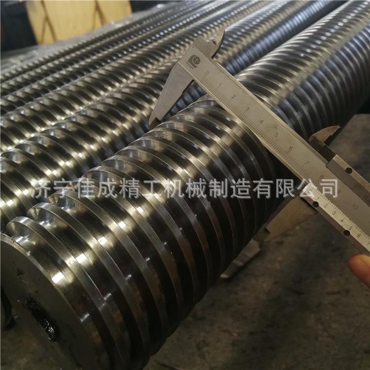 大型机床丝杆梯形方牙螺纹大导程大螺距传动升降丝杠Tr80T90T100