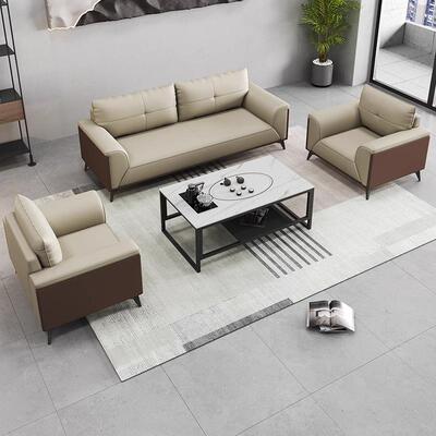 办公几室沙发意简现代茶组合商约务休闲休息会客接待室办公GQ1545