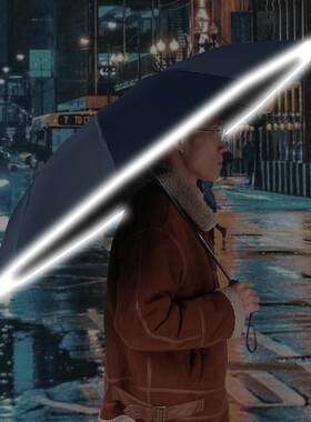新款直销全自动十骨汽车遮阳防晒反向伞定 制logo折叠晴雨三折反