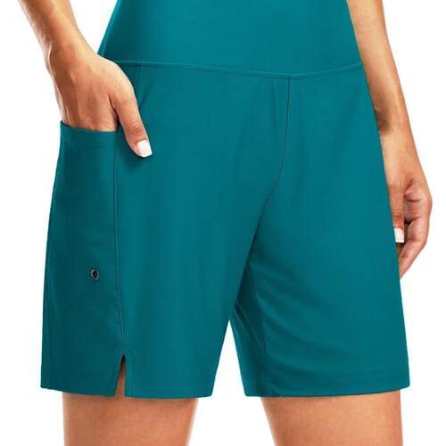 Women Tummy Control Swim Bottoms Shorts Waisted Bathing Suit