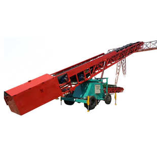 补仓液压升降入仓输送机皮带 移动式输送机粮库液压伸缩转向机