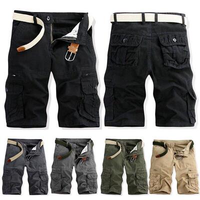 Men's workwear shorts, men's outdoor sports multi pocket