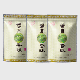 三花茶叶蟹目香珠100g 特级浓香型茉莉花茶成都茉莉龙珠