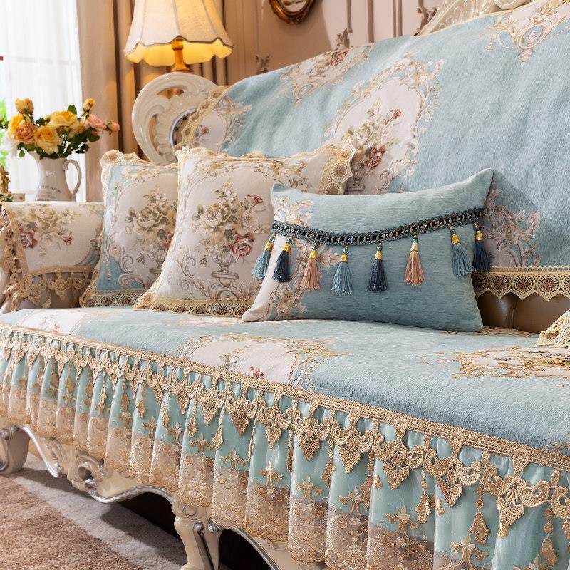 采购产品欧式四季沙发垫，防滑，高档豪华豪华沙发套，定制真皮沙