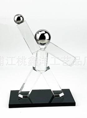 意奥利给水创晶机器人摆件玄BJ-ALGA0宿关电客厅视柜民别墅桌面家