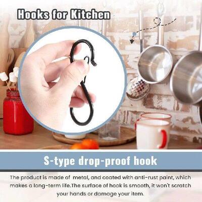 S Hooks For Hanging - S Shaped Hooks For Kitchen Utensil