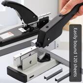 省力办公用订书机学生大中重型加厚大型订书机订书机装 订多功能装