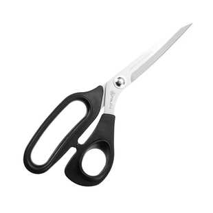 批发8寸 轻便工业高强力裁缝剪 12寸PIN品字黑色塑料柄裁缝剪日式