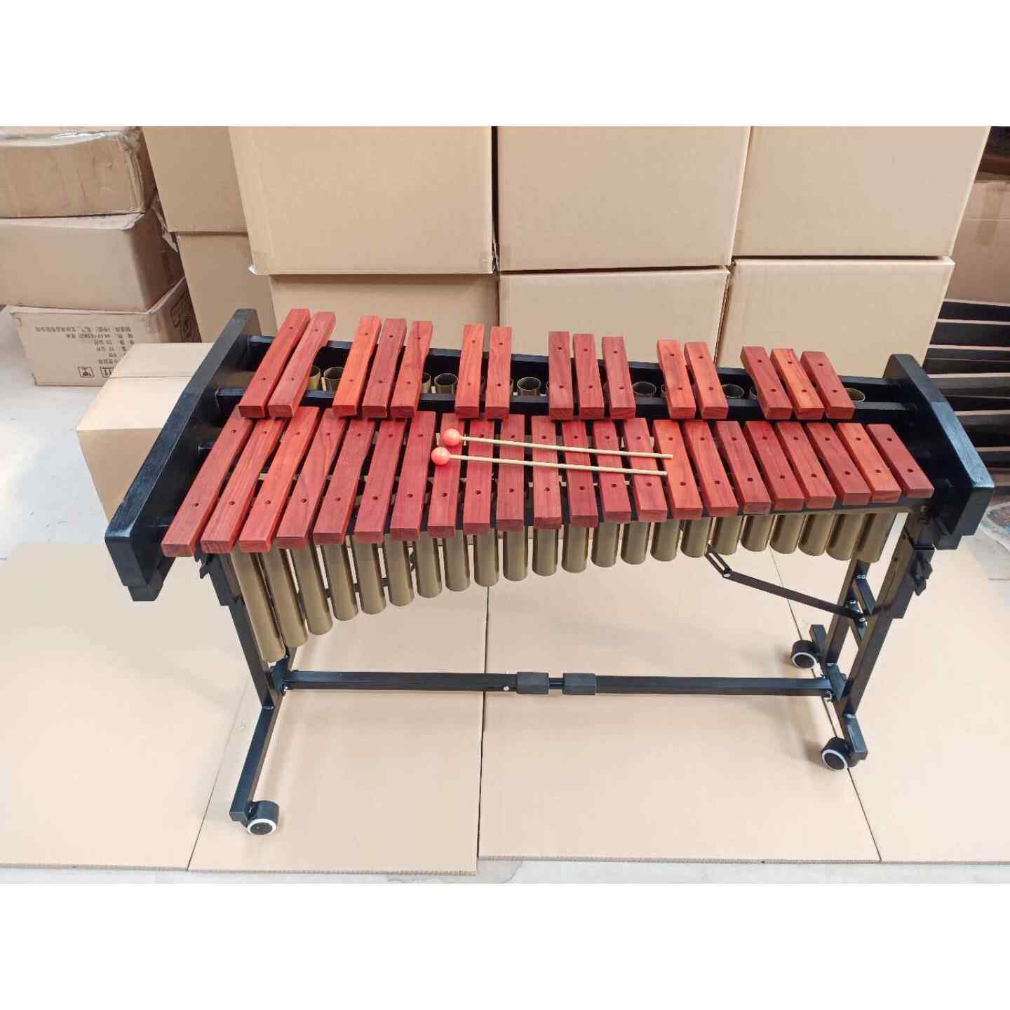 高档37音铝板琴37音红木木琴敲琴包奥尔琴夫打击乐教学器送赠架包