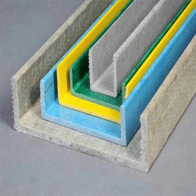 玻璃钢厂家角钢槽钢工字钢拉挤型材75*9mm等规格齐全