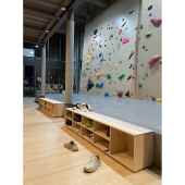 实木飘窗柜定地柜可坐舞蹈房转角柜本做262坐柜阳台馆长条柜培绘