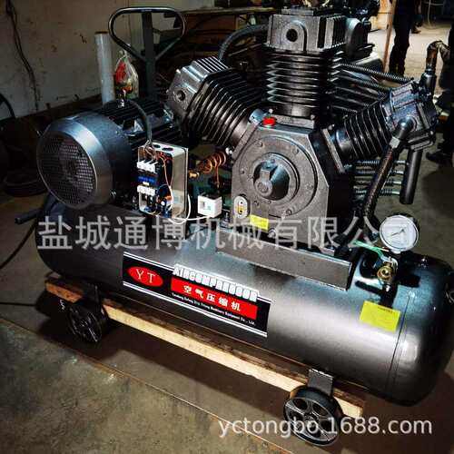 高压活塞空压机2W-3.0/30双机组300L卧罐