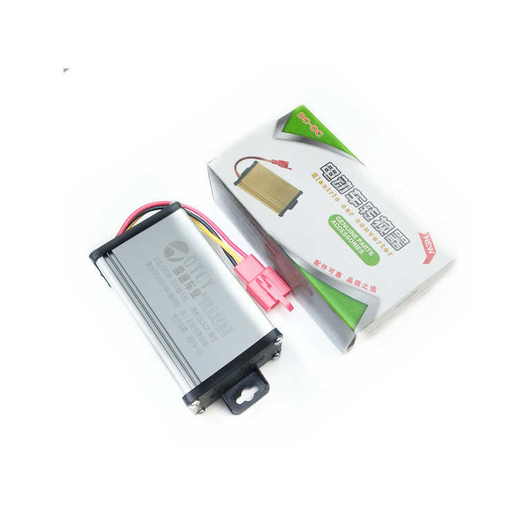 电动车配件电动车直流DC转换器36V48V60V72V转12V10A电动车变换器