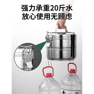 7L8K保温饭盒大容量多层不锈钢手提幼儿园保温桶超大四层保温盒特