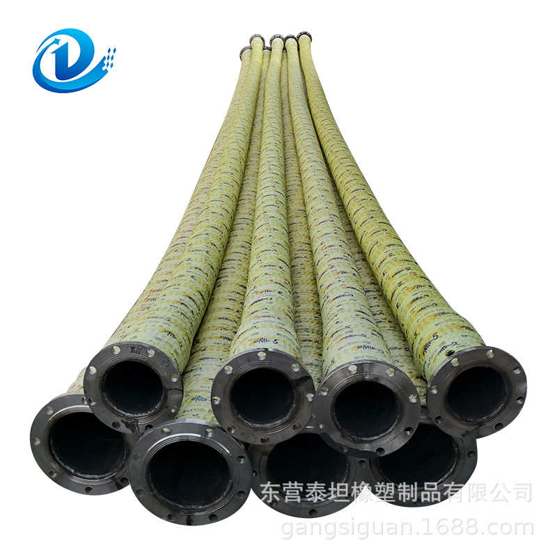 橡8dn200定制寸6钢丝吸胶管胶管骨架双层寸耐磨沙加工dn152