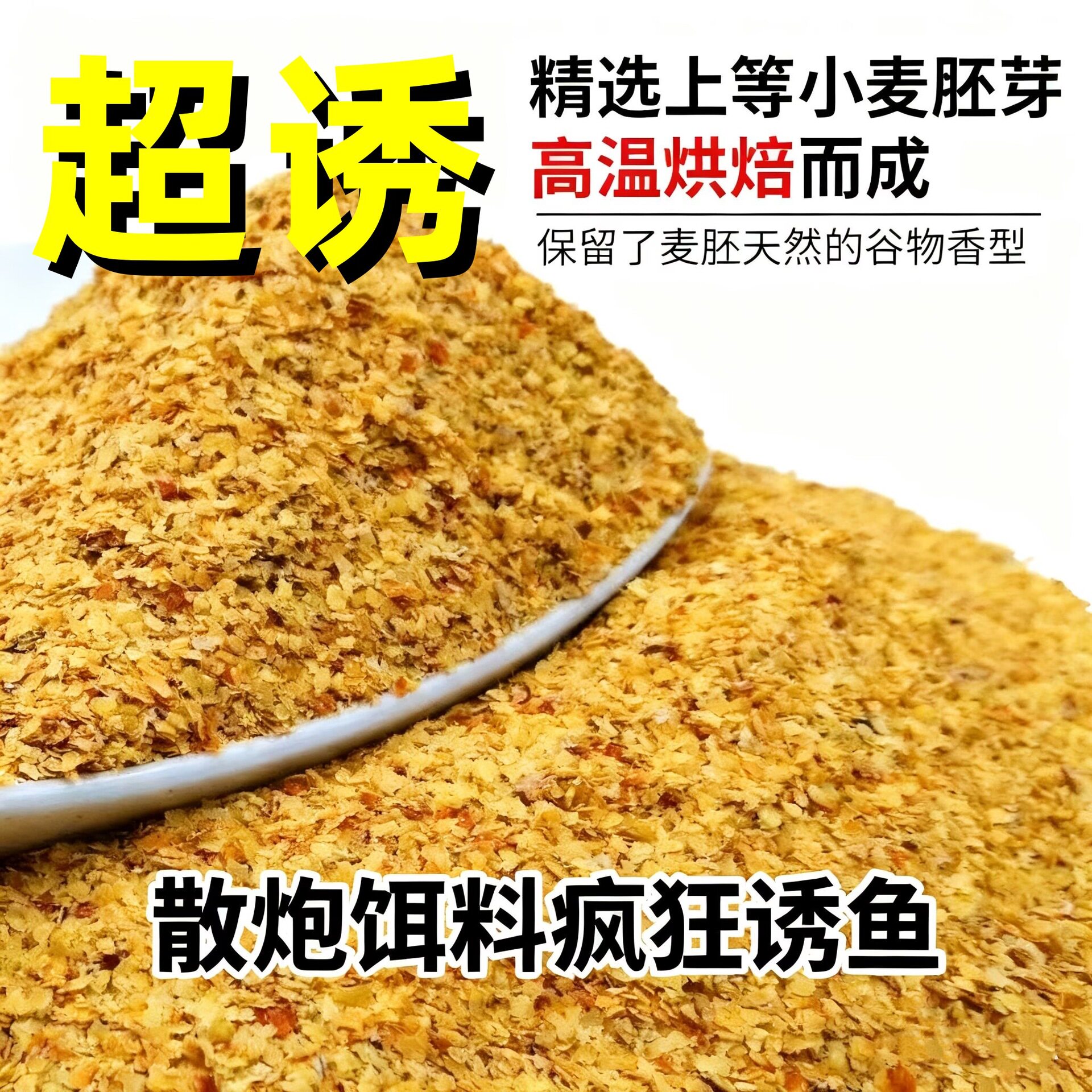 鲫鱼鲫鱼饵料鱼饵谷物小麦台钓饵