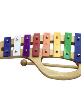 正品奥尔夫乐器原音木八音砖彩色8击儿童打击乐器八音砖敲打乐敲